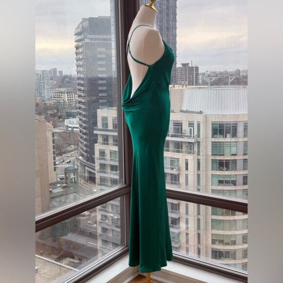🆕 RAT & BOA 🧿 NWOT Gigi Slip Maxi Dress, Green - Sz S / US 4 - Picture 5 of 16
